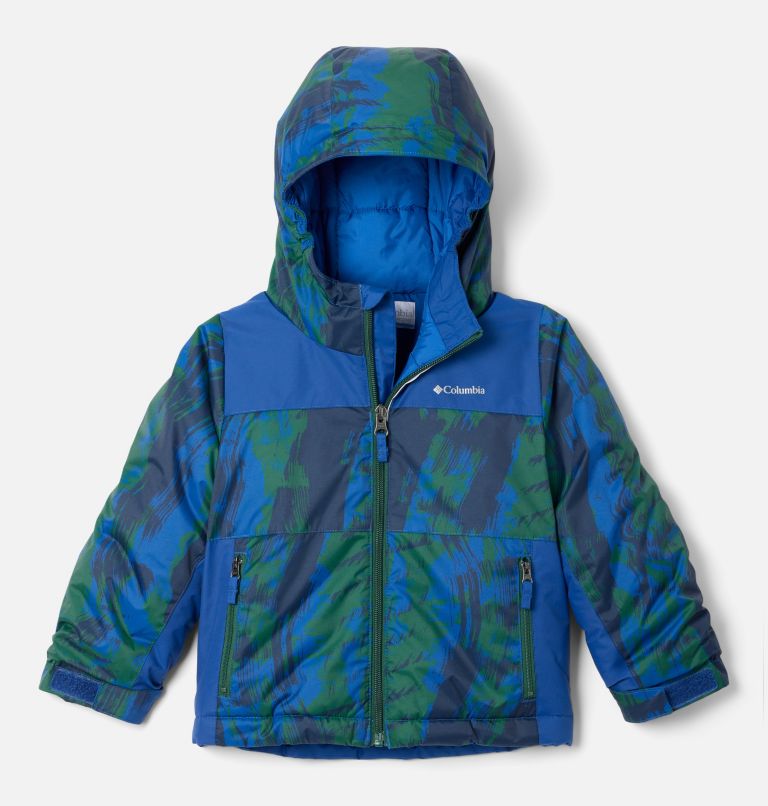 Boys' Toddler Lightning Lift IV Printed Jacket, Color: Mountain Blue Tracks, Mountain Blue, image 1