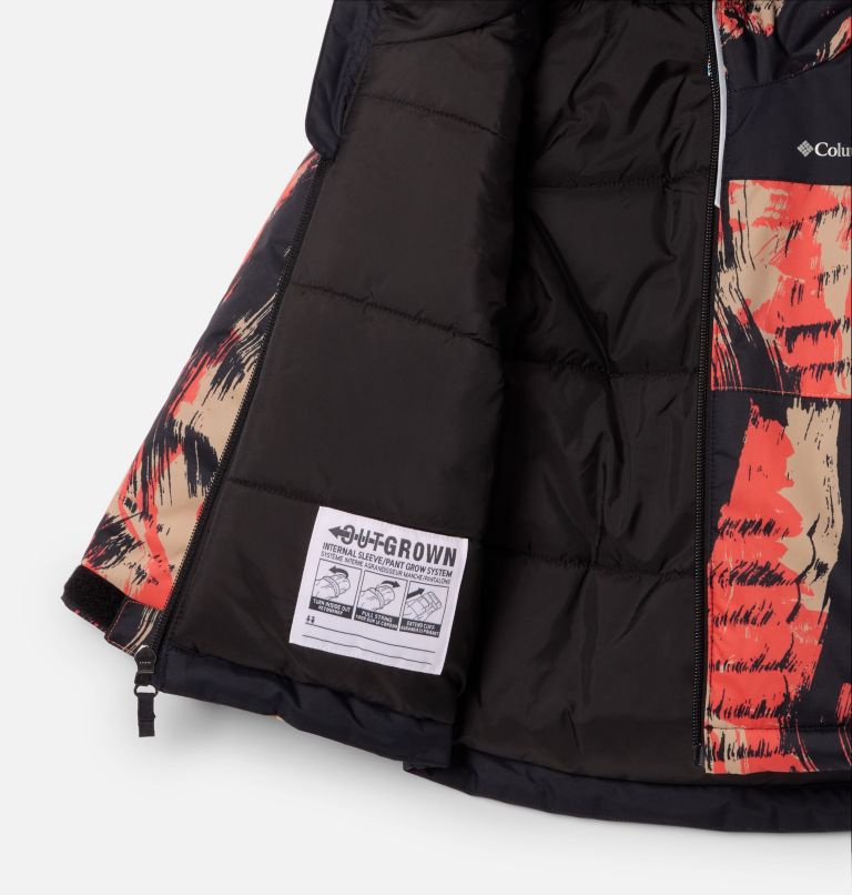 Boys' Toddler Lightning Lift IV Printed Jacket, Color: Zing Tracks, Black, image 3