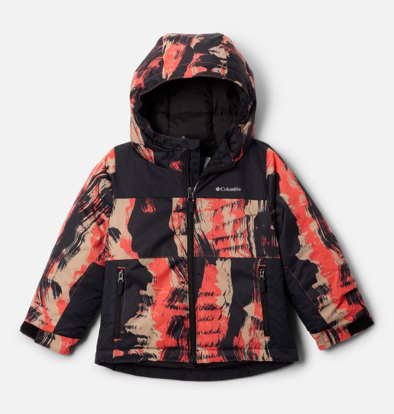 Boys' Toddler Lightning Lift IV Printed Jacket, Color: Zing Tracks, Black, image 1