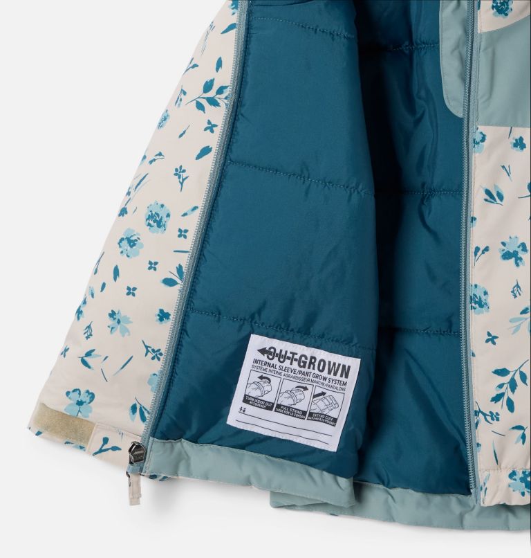 Horizon Ride IV Printed Jacket | 278 | 4T, Color: Dark Stone Watergarden, Crushed Blue, image 3