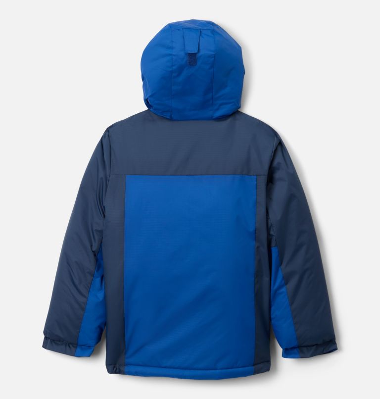 Kids' Doug Firocious Jacket, Color: Mountain Blue, Collegiate Navy, image 2