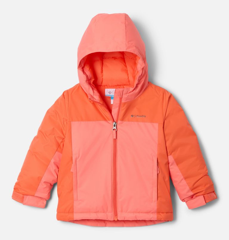 Toddler Doug Firocious Jacket, Color: Hot Coral, Zing, image 1