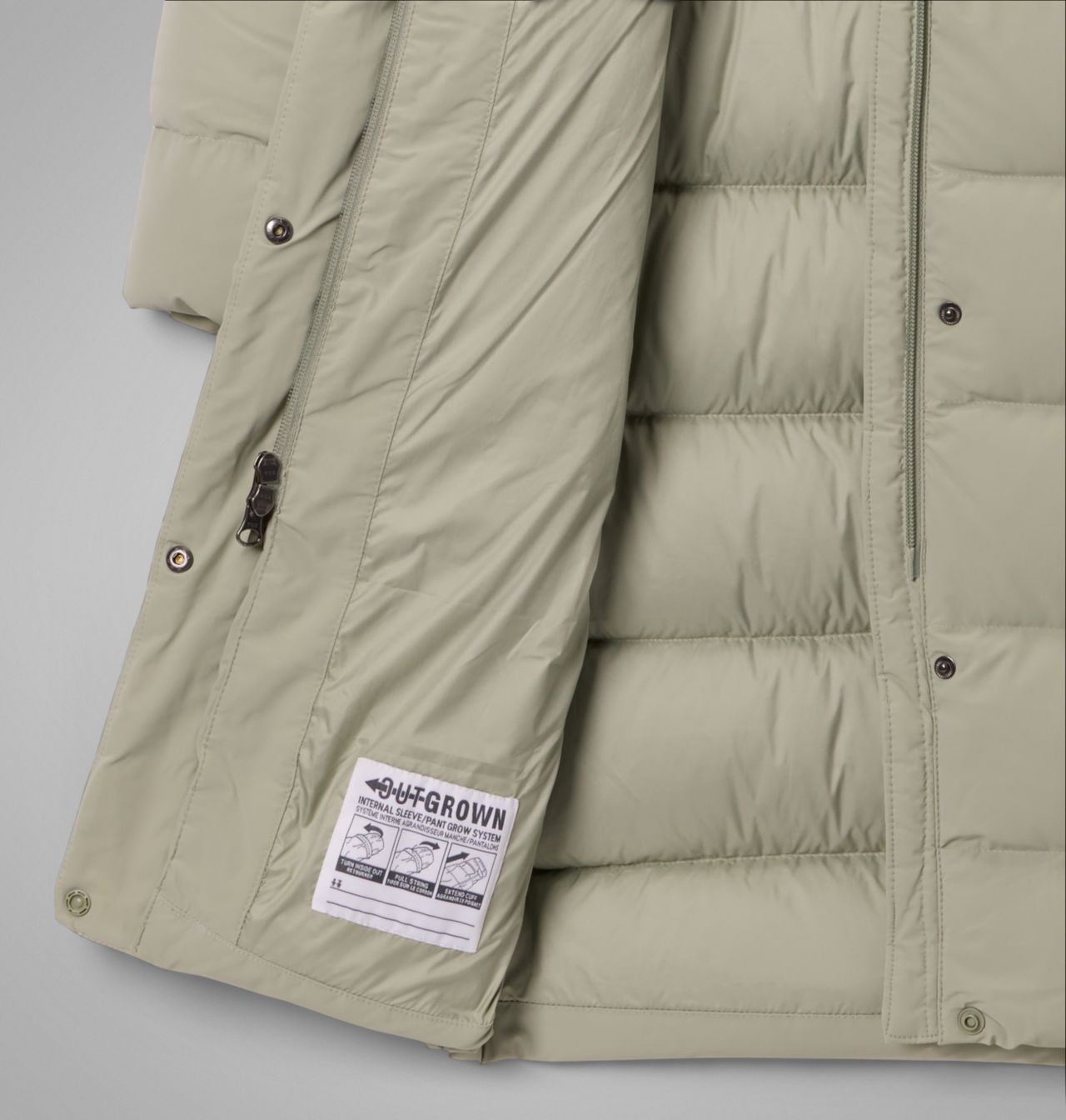 Girls' Amaze Puff™ Long Hooded Jacket | 348 | XS 3