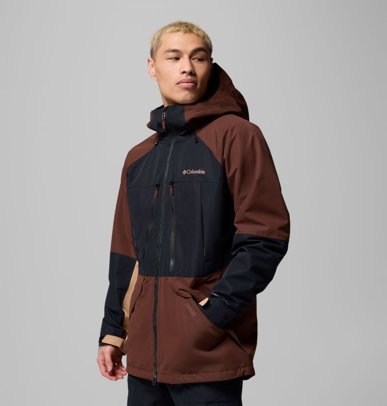 Men's Coreshot Shell Jacket, Color: Tobacco, Black, Canoe, image 4