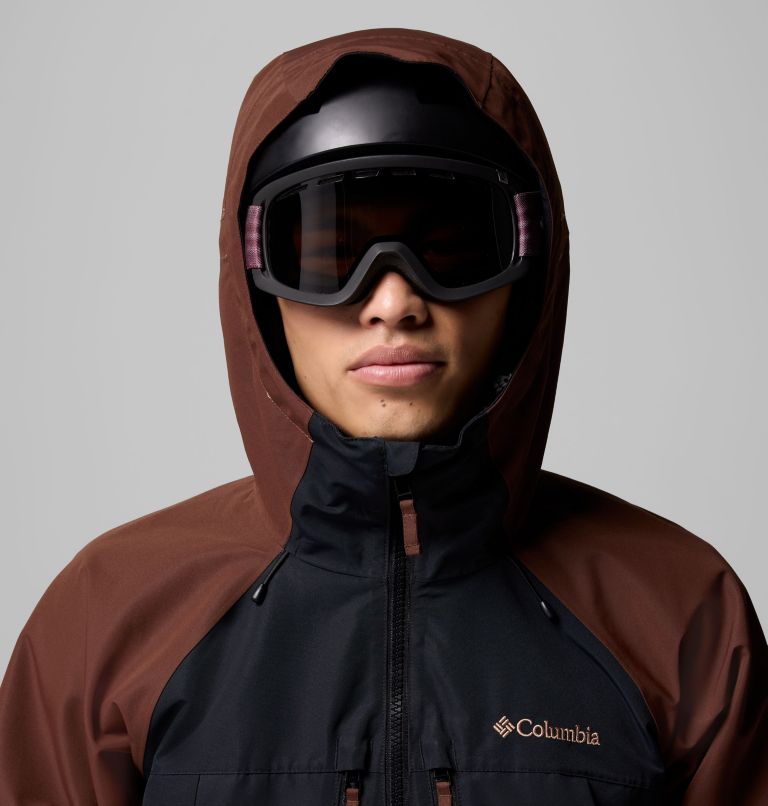 Men's Coreshot Shell Jacket, Color: Tobacco, Black, Canoe, image 7