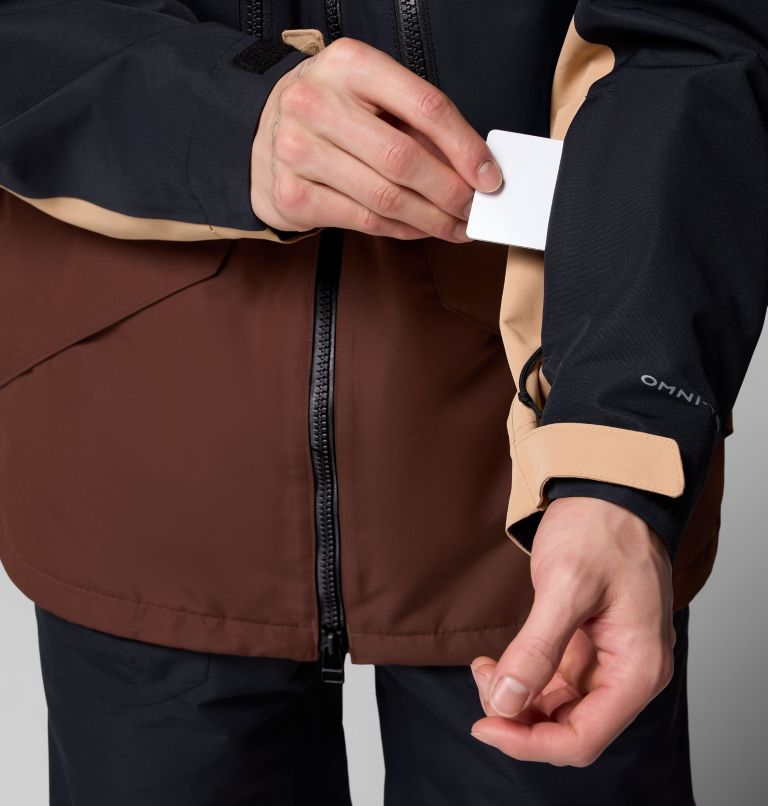 Men's Coreshot Shell Jacket, Color: Tobacco, Black, Canoe, image 9