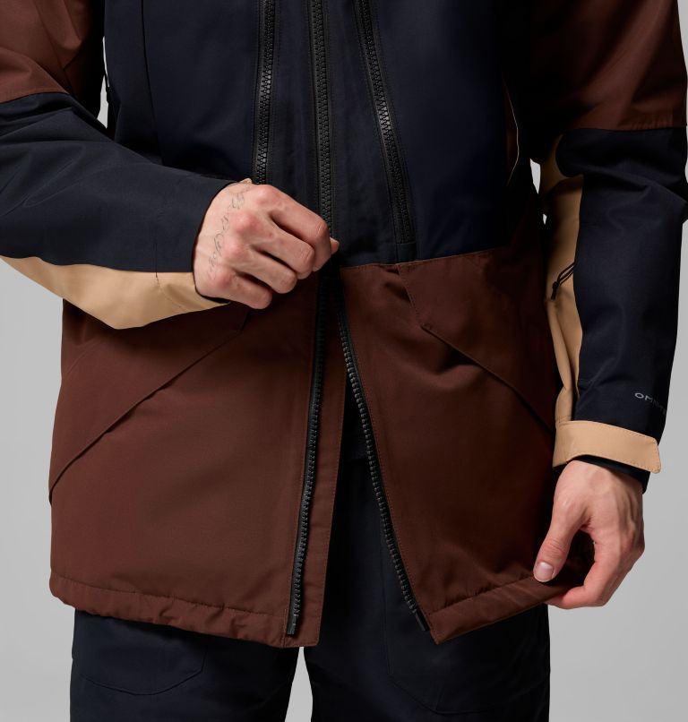 Men's Coreshot Shell Jacket, Color: Tobacco, Black, Canoe, image 10