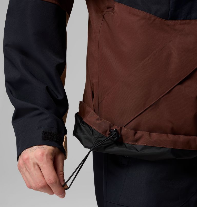Men's Coreshot Shell Jacket, Color: Tobacco, Black, Canoe, image 11