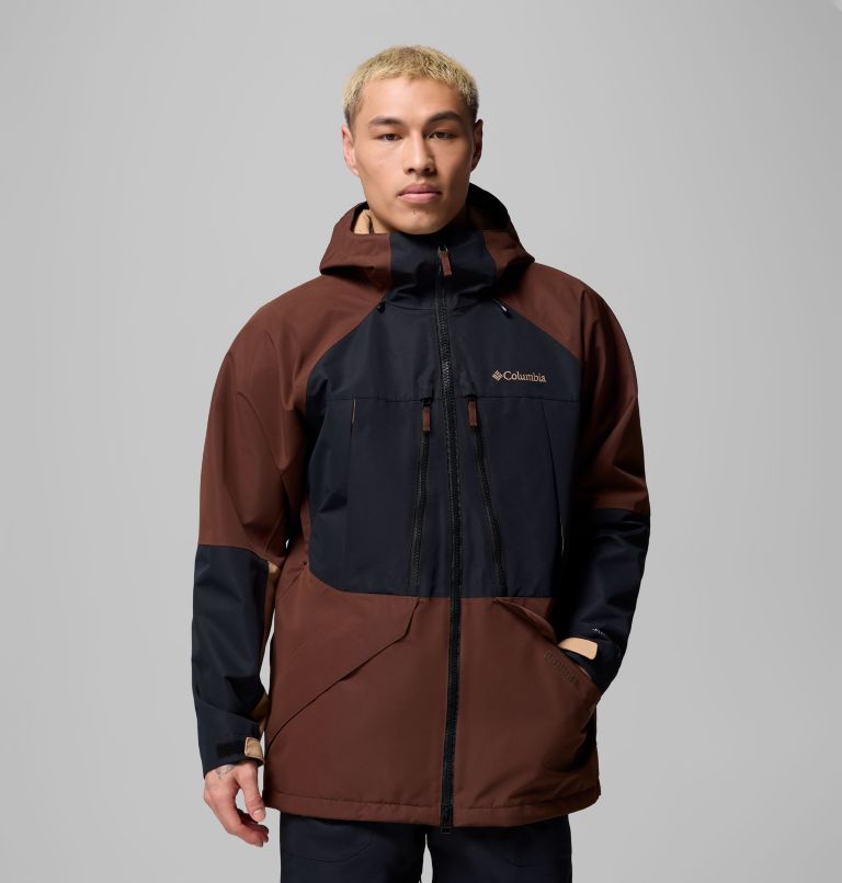 Men's Coreshot Shell Jacket, Color: Tobacco, Black, Canoe, image 1