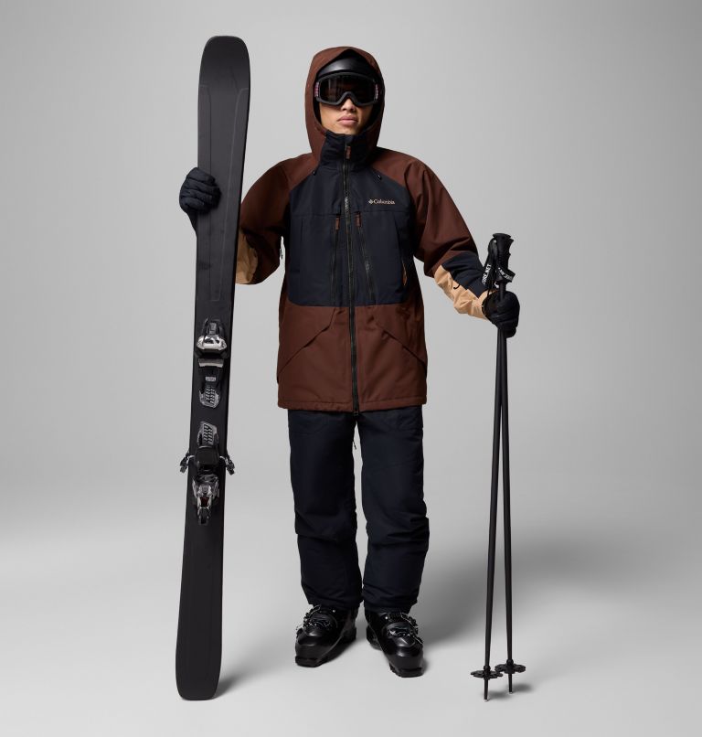 Men's Coreshot Shell Jacket, Color: Tobacco, Black, Canoe, image 2