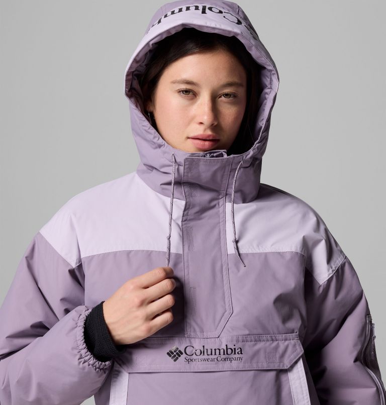 Women's Challenger Insulated Pullover, Color: Shale Purple, Lavender Pearl, image 5
