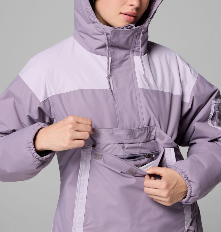 Women's Challenger Insulated Pullover, Color: Shale Purple, Lavender Pearl, image 7
