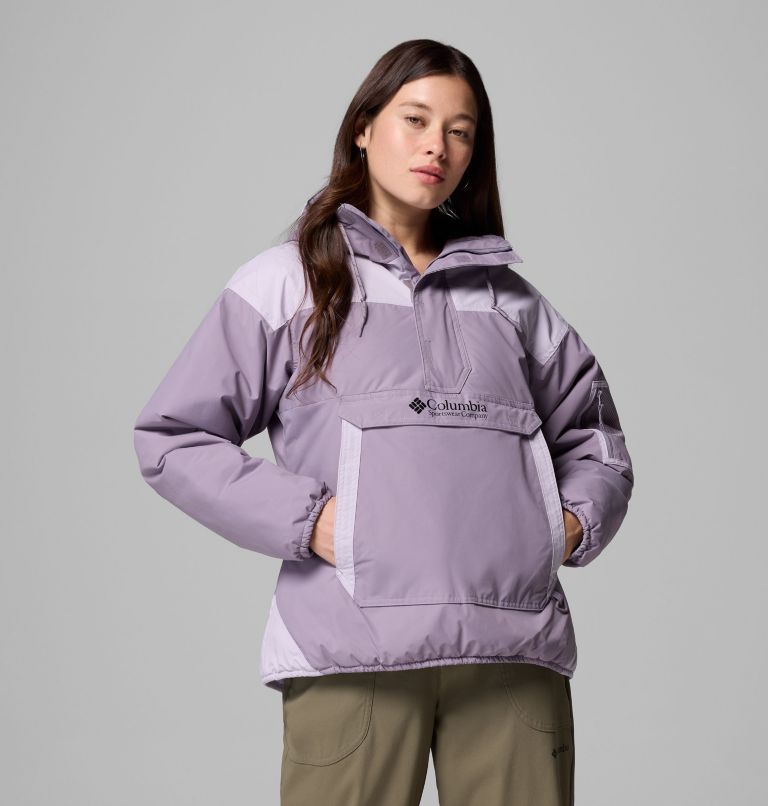 Women's Challenger Insulated Pullover, Color: Shale Purple, Lavender Pearl, image 1