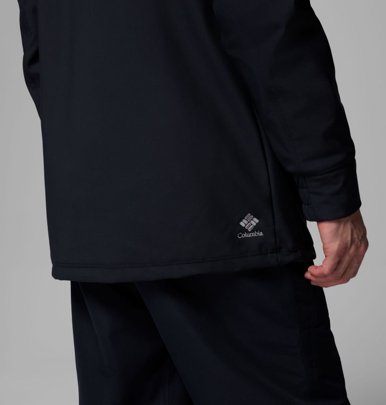 Men's Coreshot Softshell Hoodie, Color: Black, image 9