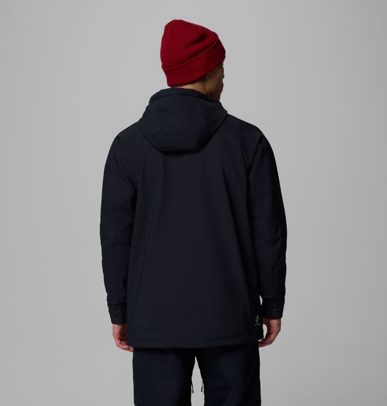 Men's Coreshot Softshell Hoodie, Color: Black, image 3