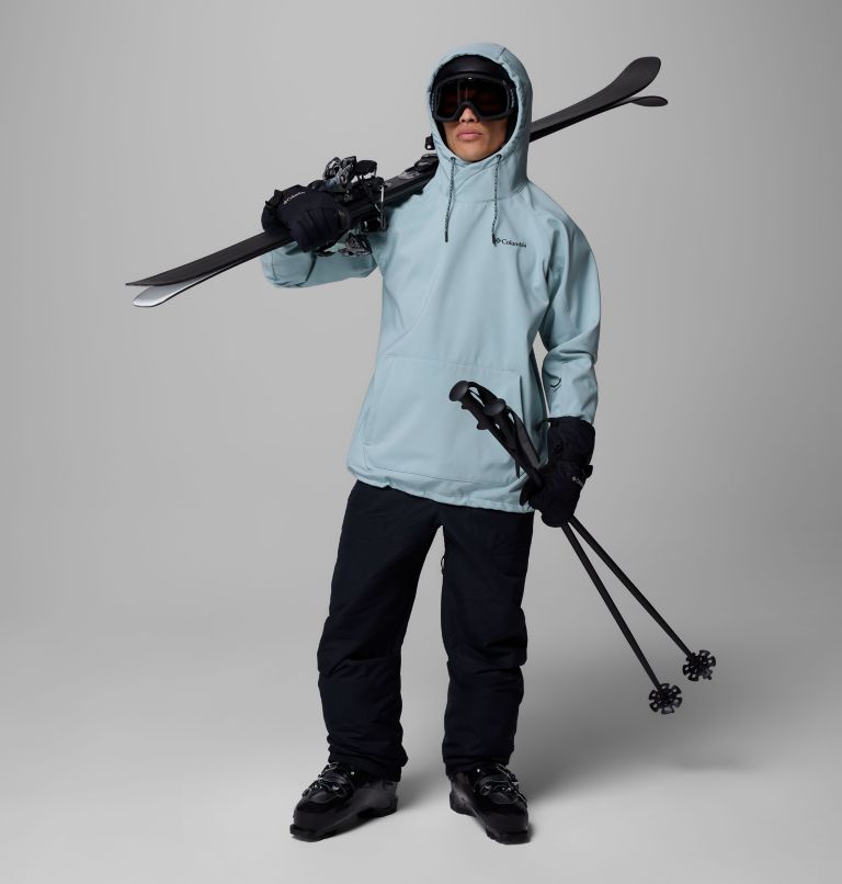 Men's Coreshot Softshell Hoodie, Color: Crushed Blue, image 2