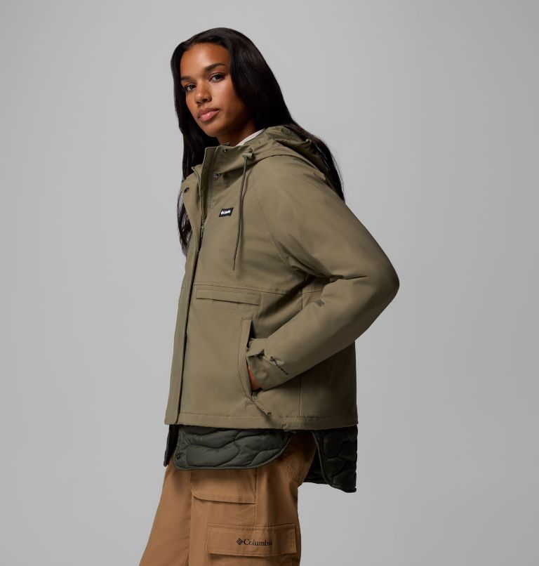 Women's Montara Park Interchange Jacket, Color: Stone Green, image 4