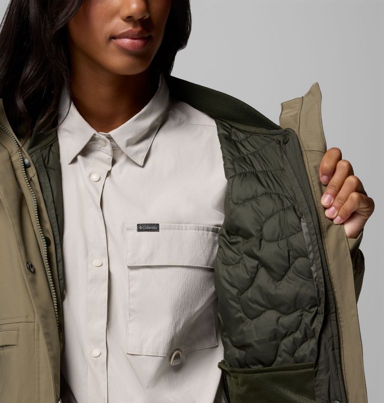 Women's Montara Park Interchange Jacket, Color: Stone Green, image 7