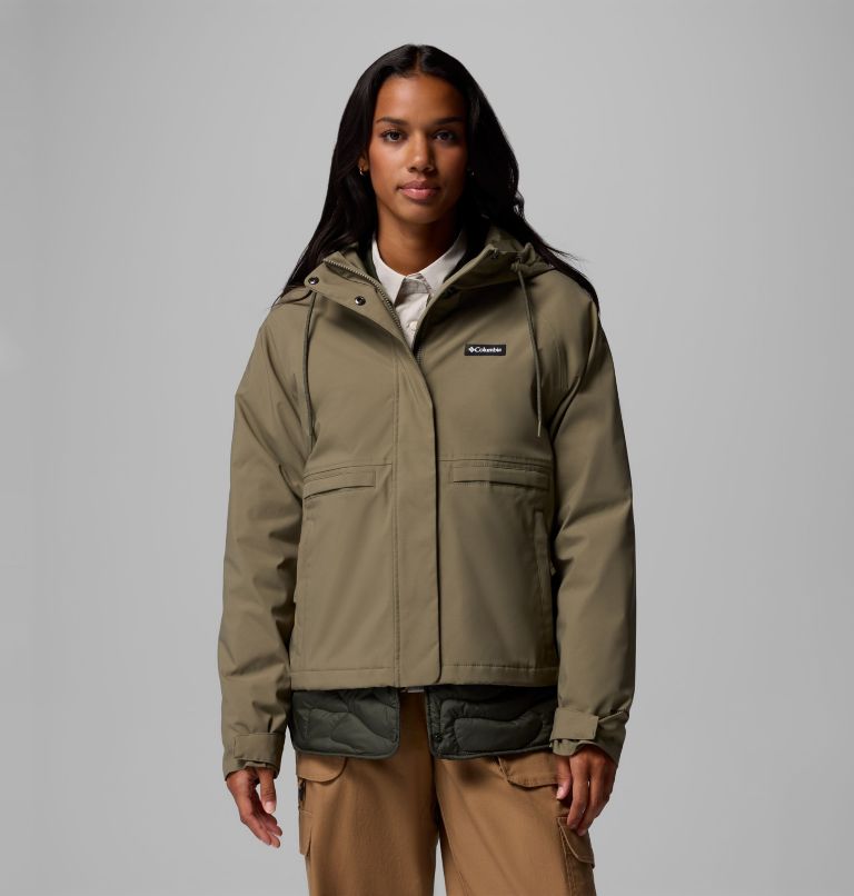 Women's Montara Park Interchange Jacket, Color: Stone Green, image 1
