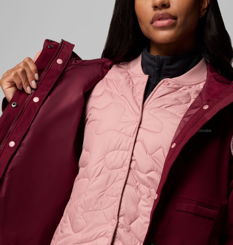 Women's Montara Park Interchange Jacket, Color: Rich Wine, image 7