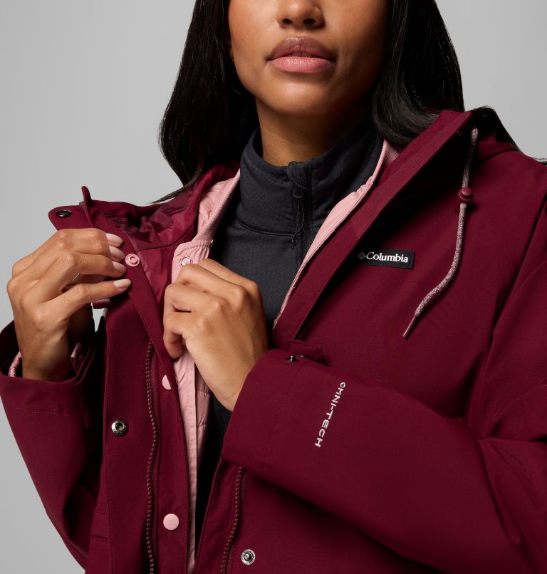 Women's Montara Park Interchange Jacket, Color: Rich Wine, image 8