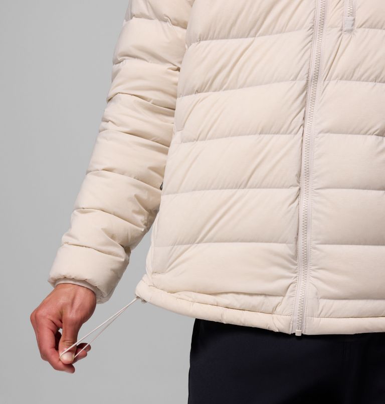 Men's Drift Peak Stretch Down Hooded Jacket, Color: Dark Stone, image 9