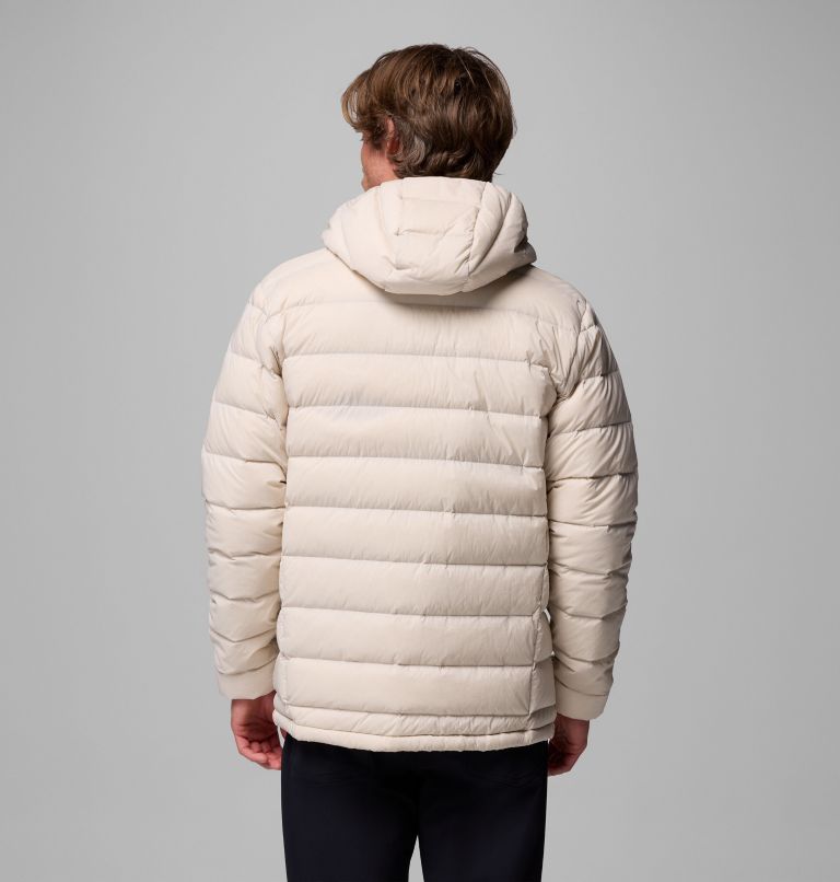Men's Drift Peak Stretch Down Hooded Jacket, Color: Dark Stone, image 3