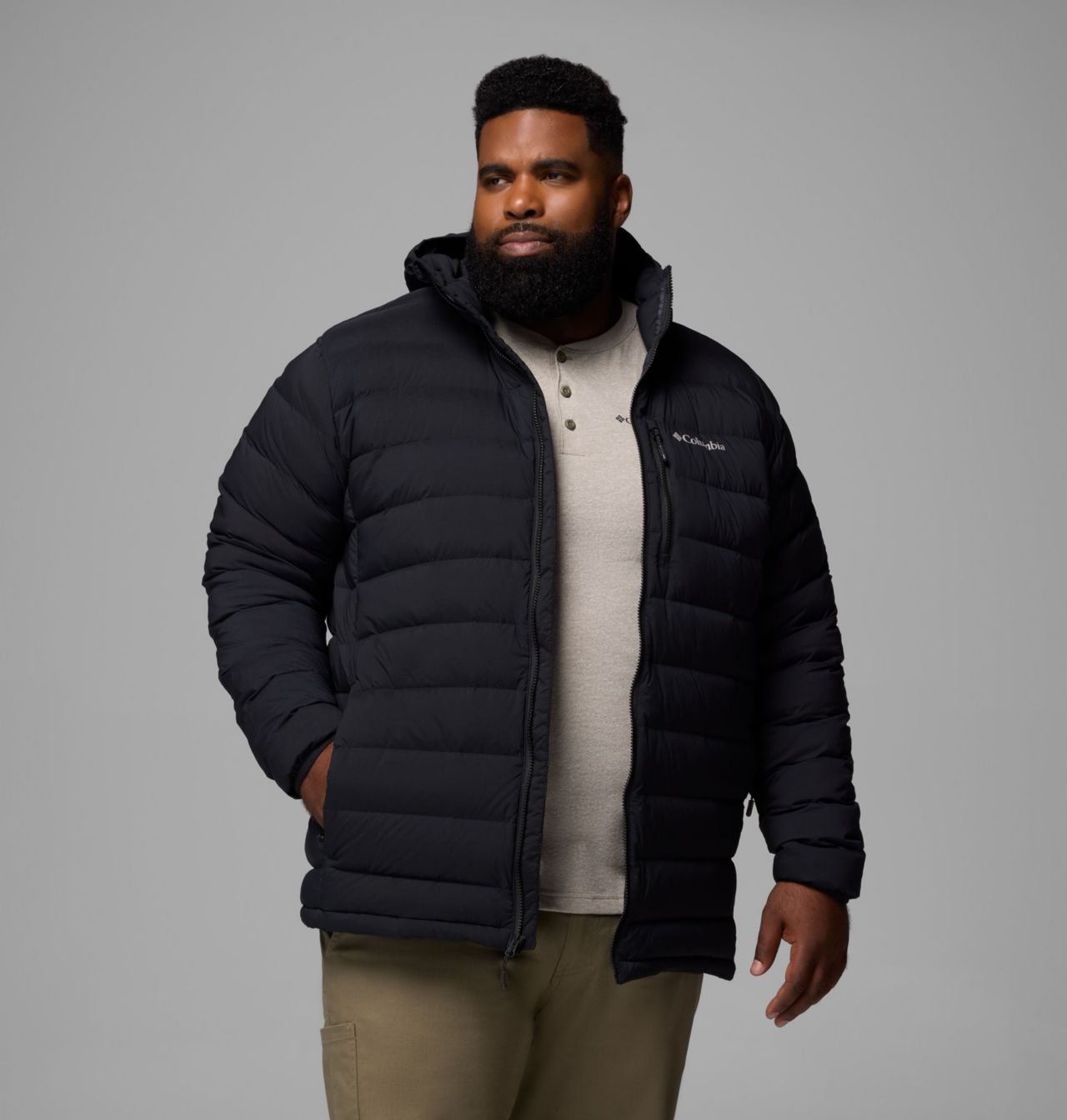 Men's Drift Peak™ Stretch Down Hooded Jacket - Big 5