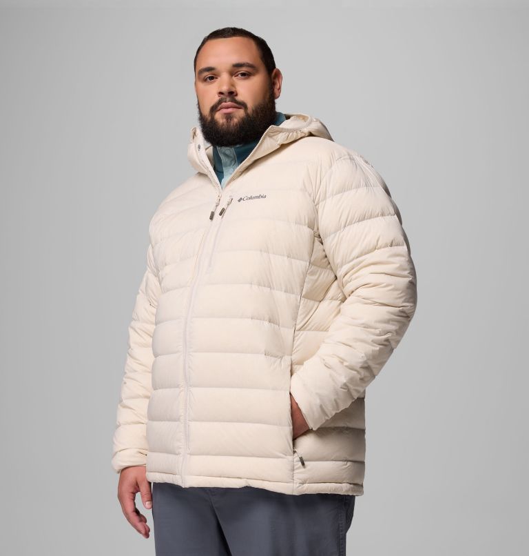 Men's Drift Peak Stretch Down Hooded Jacket - Big, Color: Dark Stone, image 4