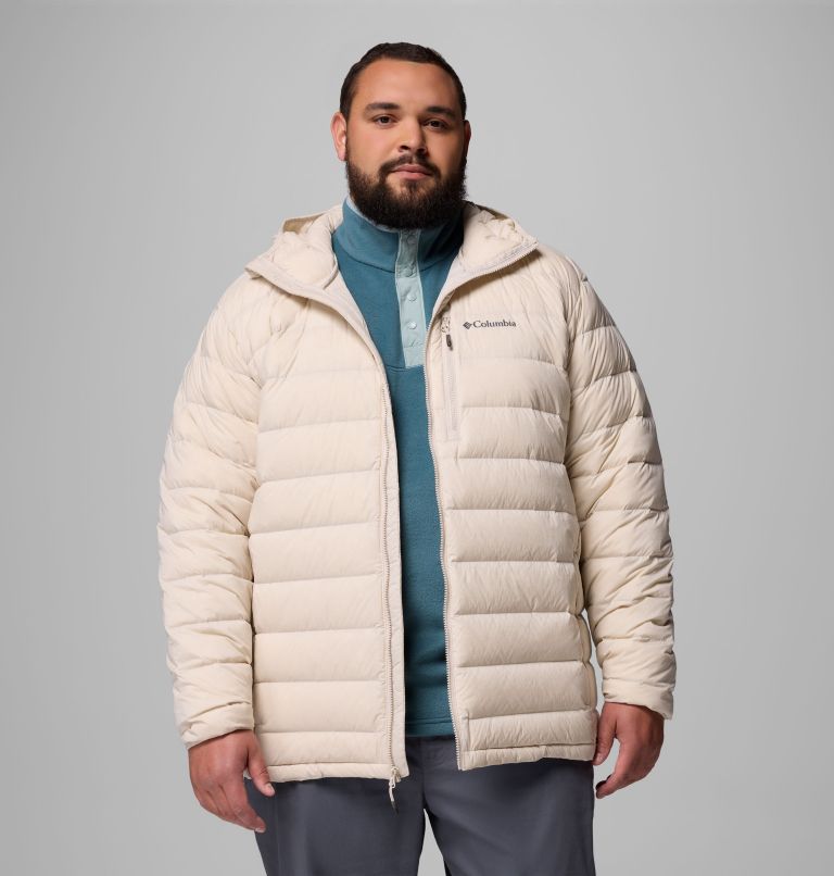 Men's Drift Peak Stretch Down Hooded Jacket - Big, Color: Dark Stone, image 5