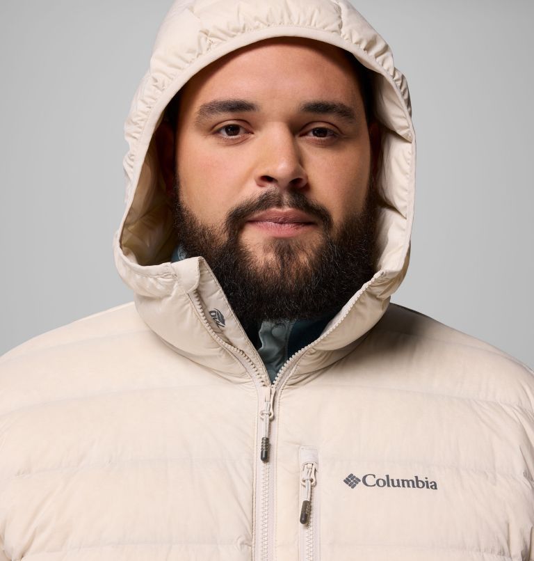 Men's Drift Peak Stretch Down Hooded Jacket - Big, Color: Dark Stone, image 6