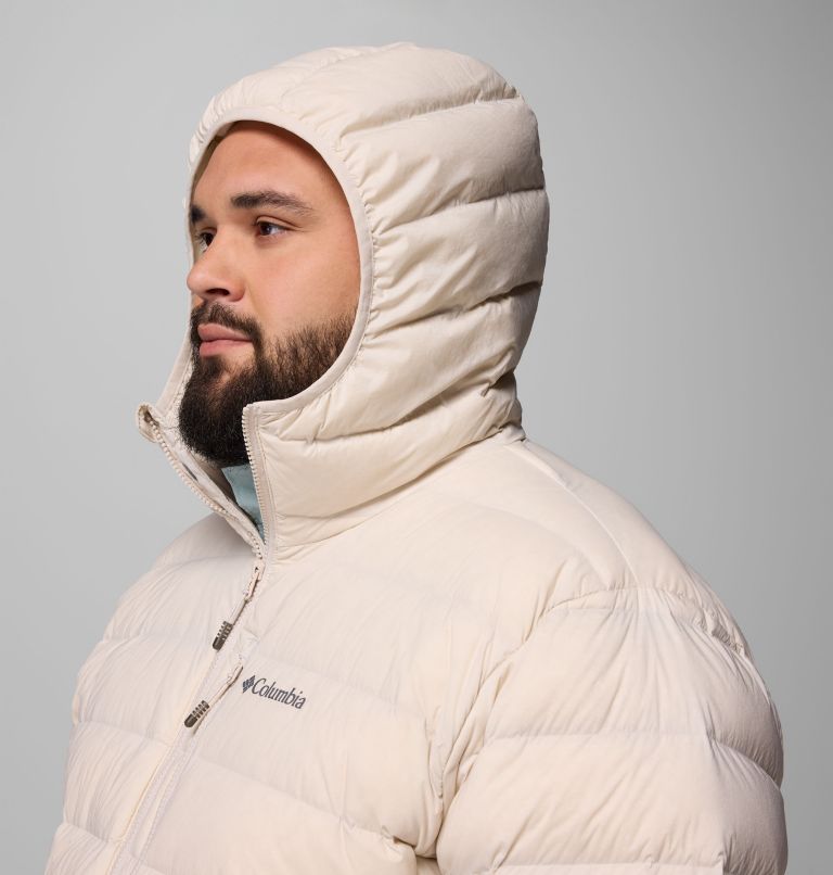 Men's Drift Peak Stretch Down Hooded Jacket - Big, Color: Dark Stone, image 8