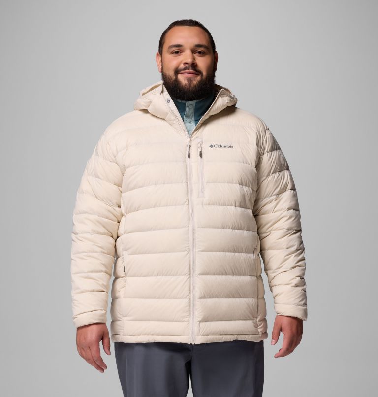 Men's Drift Peak Stretch Down Hooded Jacket - Big, Color: Dark Stone, image 1
