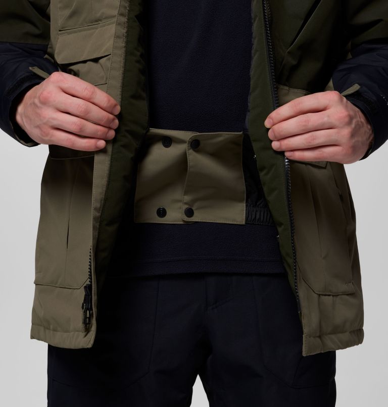 Men's Coreshot Jacket, Color: Stone Green, Greenscape, Black, image 6