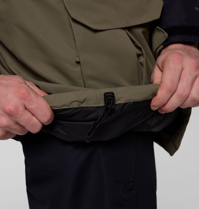 Men's Coreshot Jacket, Color: Stone Green, Greenscape, Black, image 10
