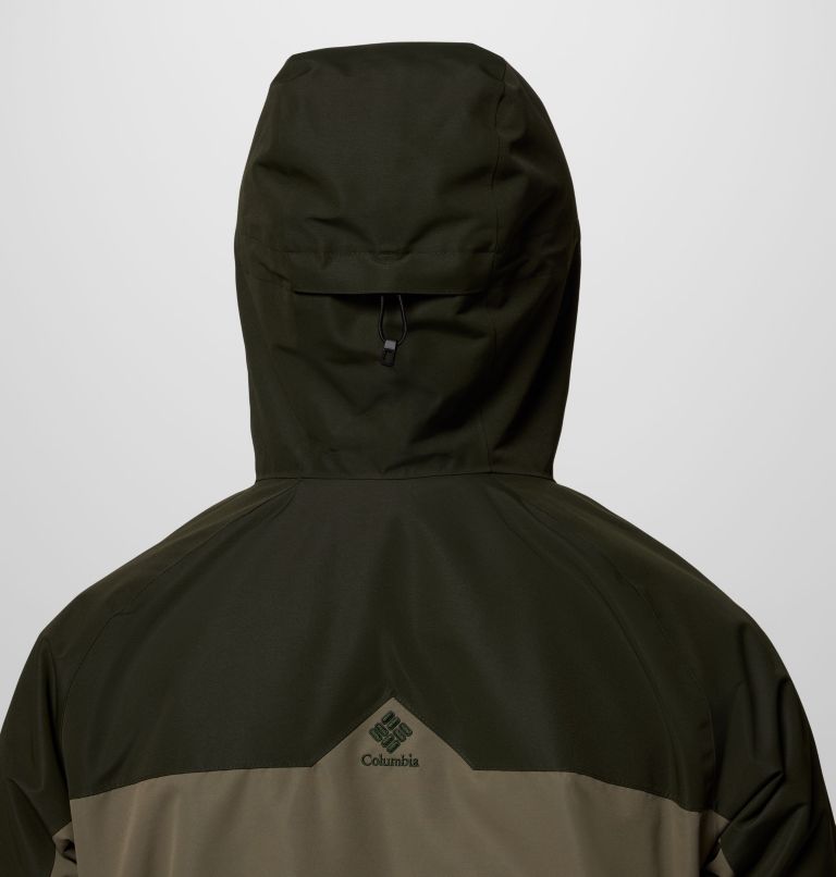 Men's Coreshot Jacket, Color: Stone Green, Greenscape, Black, image 11