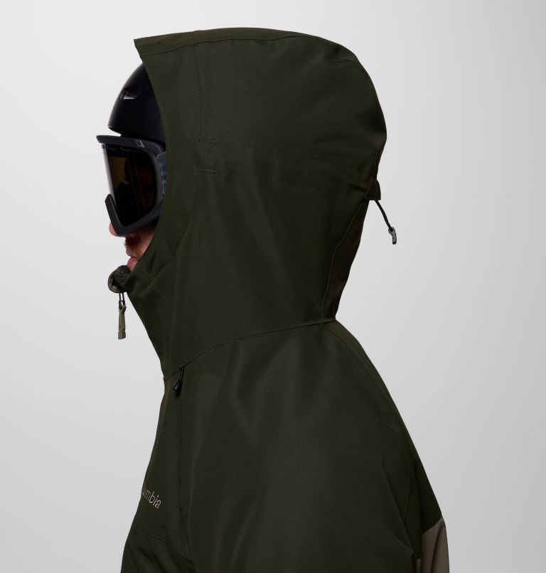 Men's Coreshot Jacket, Color: Stone Green, Greenscape, Black, image 12