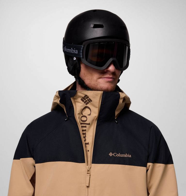 Men's Coreshot Shell Anorak, Color: Tobacco, Canoe, Black, image 5