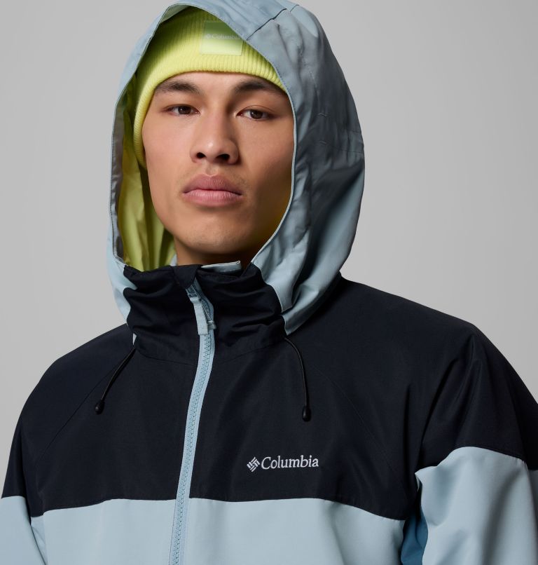 Men's Coreshot Shell Waterproof Ski Anorak, Color: Everblue, Crushed Blue, Black, image 6