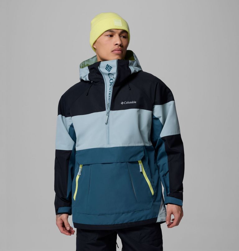 Men's Coreshot Shell Waterproof Ski Anorak, Color: Everblue, Crushed Blue, Black, image 1