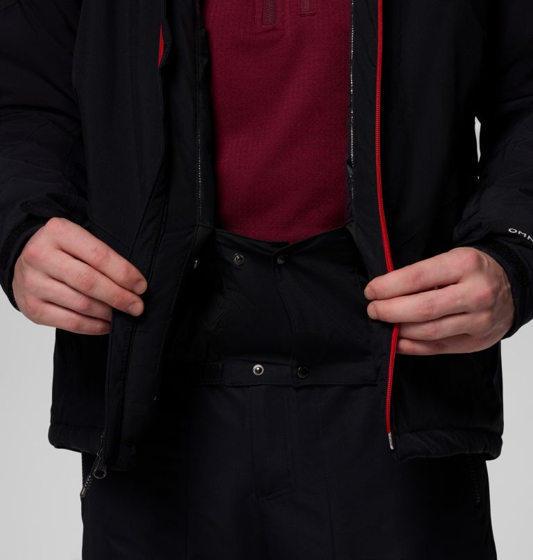 Men's Powder Prime Waterproof Ski Jacket, Color: Black, image 7