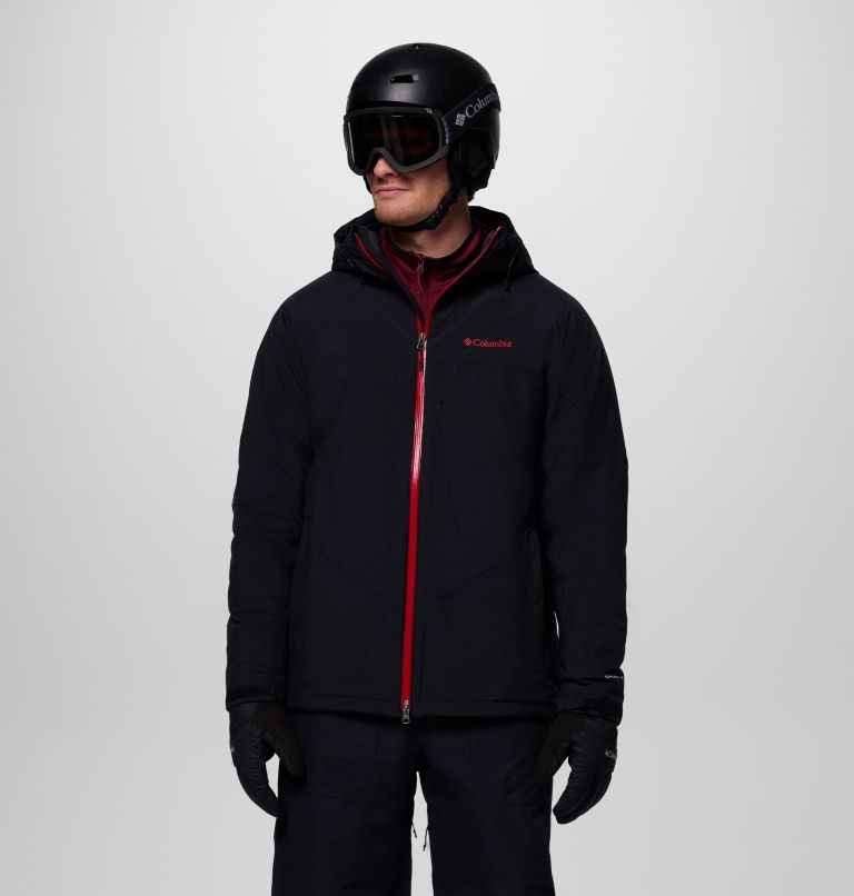Men's Powder Prime Waterproof Ski Jacket, Color: Black, image 1