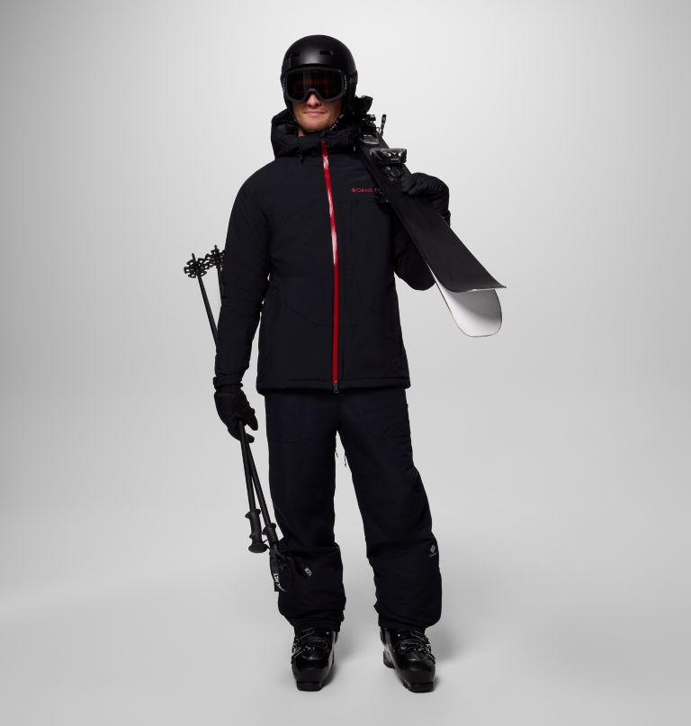 Men's Powder Prime Waterproof Ski Jacket, Color: Black, image 13