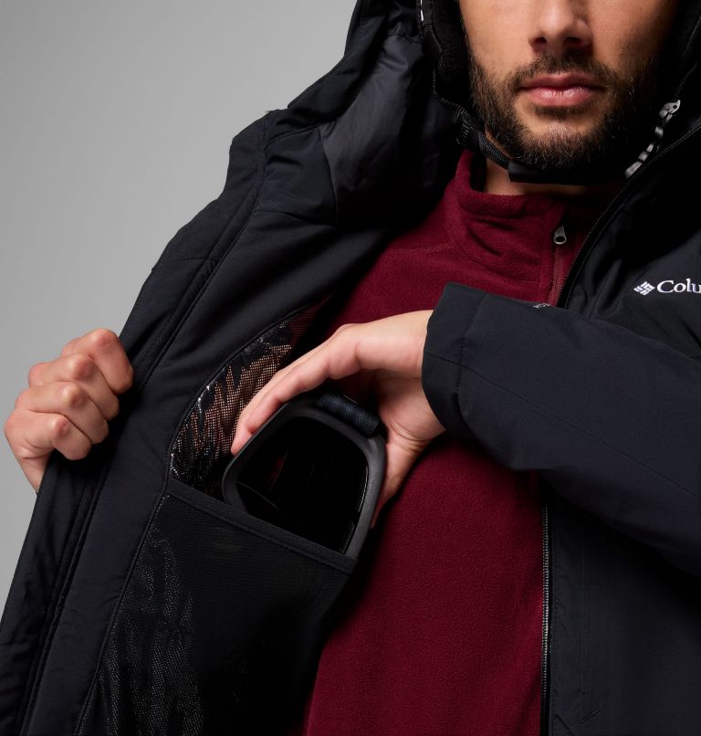 Men's Liftline Waterproof Ski Jacket, Color: Black, image 5