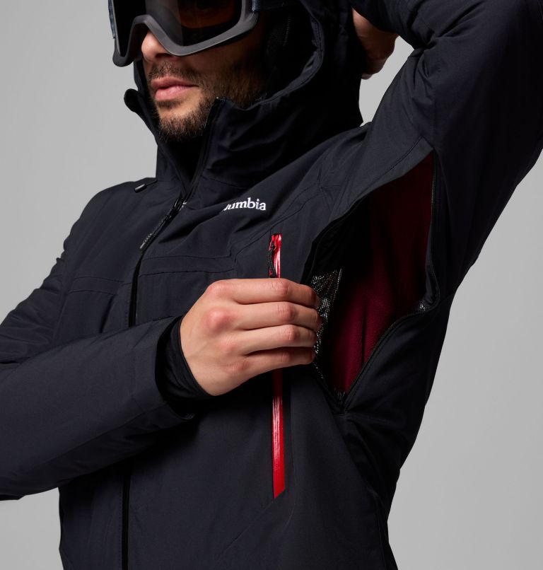 Men's Liftline Waterproof Ski Jacket, Color: Black, image 9