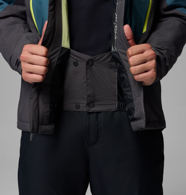 Men's Liftline Waterproof Ski Jacket, Color: Shark, Everblue, image 7
