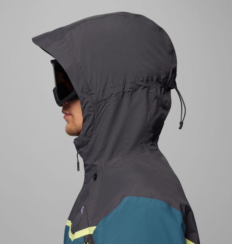 Men's Liftline Waterproof Ski Jacket, Color: Shark, Everblue, image 9