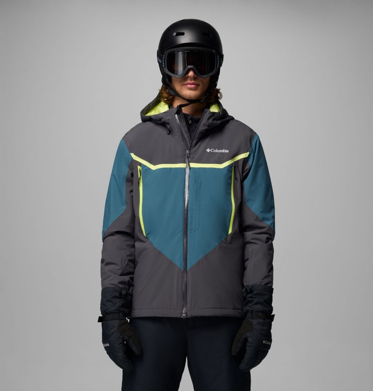 Men's Liftline Waterproof Ski Jacket, Color: Shark, Everblue, image 1