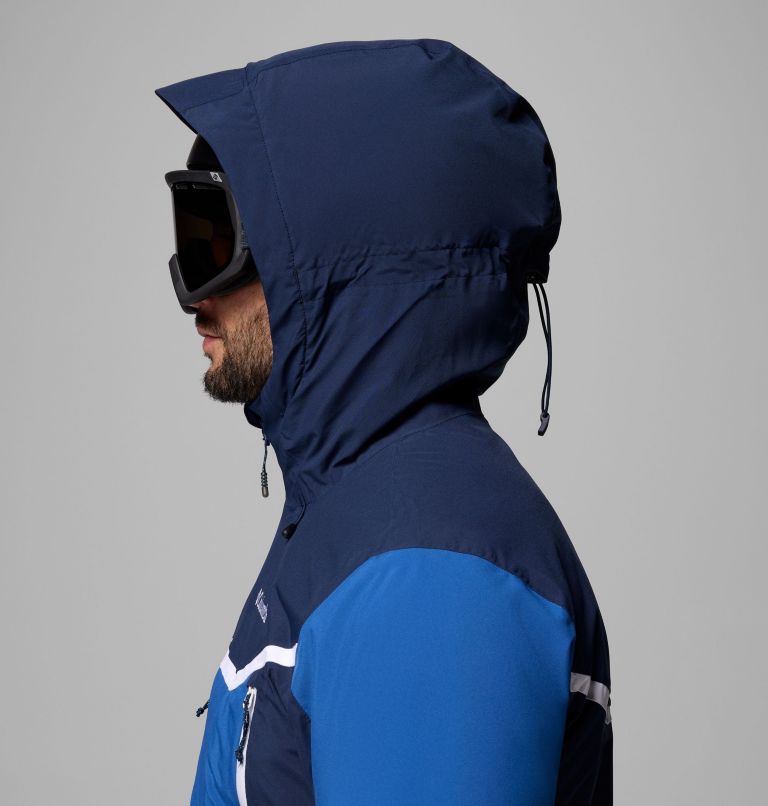 Men's Liftline Waterproof Ski Jacket, Color: Collegiate Navy, Mountain Blue, image 13