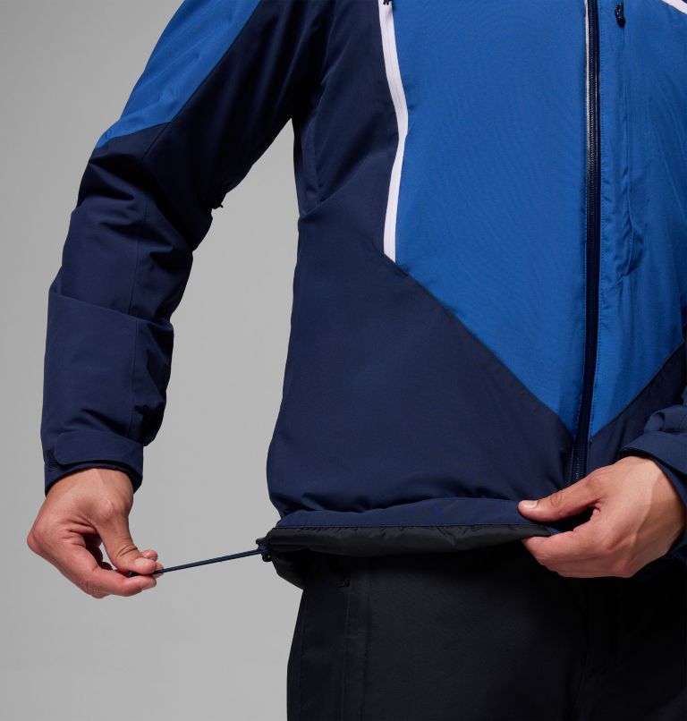 Men's Liftline Waterproof Ski Jacket, Color: Collegiate Navy, Mountain Blue, image 11